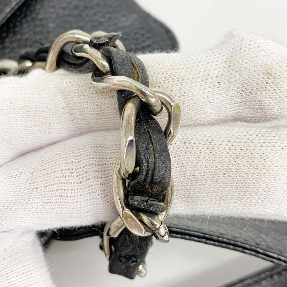 CHANEL Black Caviar Leather Tote Bag - Picture 9 of 12